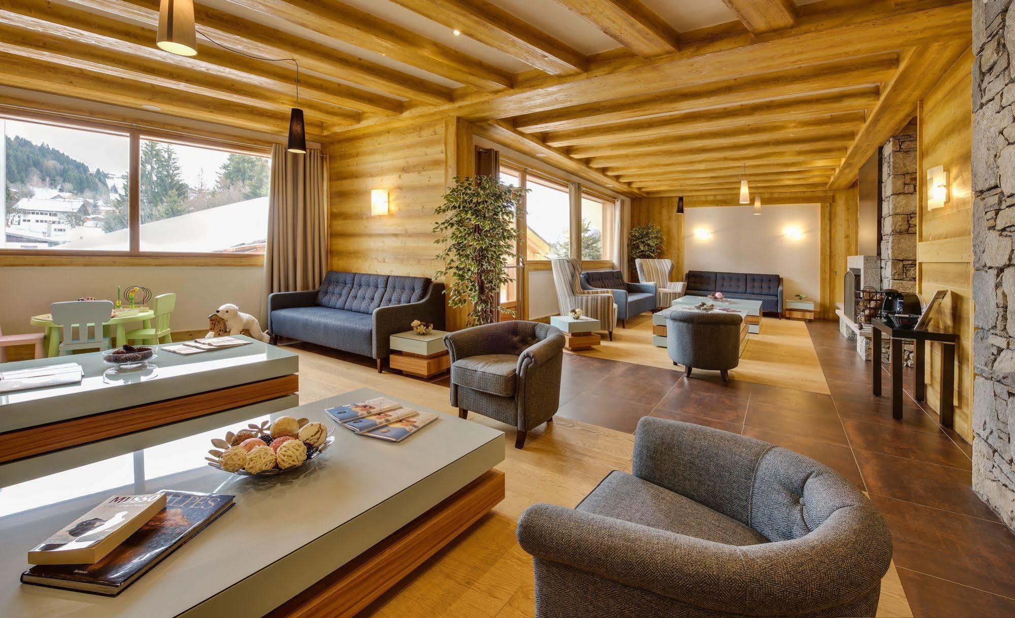 Cgh Residences And Spa Les Chalets De Leana Les Carroz d'Araches Eksteriør billede